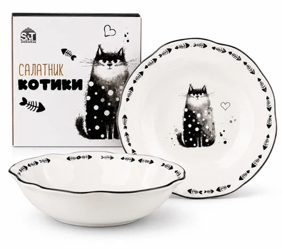 Салатник S&T Котики 1.8 л (700-21-23)
