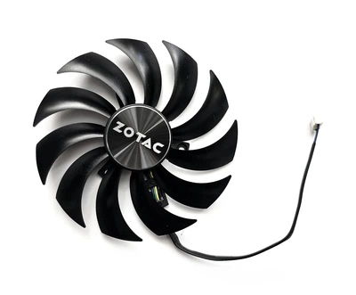 Вентилятор кулер для видеокарты Zotac RTX 3060 Ti 3070 Ti Twin Edge (orgnl) 100 мм Apistek GAA8S2U (CF1010U12S)(№350.01)