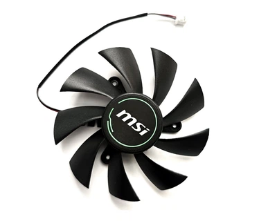 Вентилятор кулер для видеокарты MSI GTX 1650 SUPER AERO ITX Ø83 мм 2-pin HA9015H12F-Z (HA9515H12SF-Z XY-D09015SH)(№82.05)