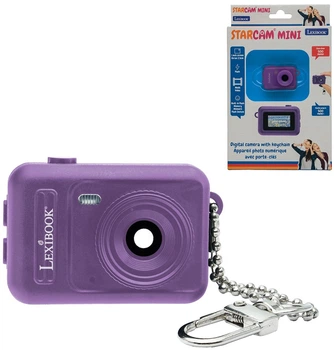 Brelok mini kamera Lexibook Starcam Mini Fioletowy 25.DJKC76PK (3380743120140)