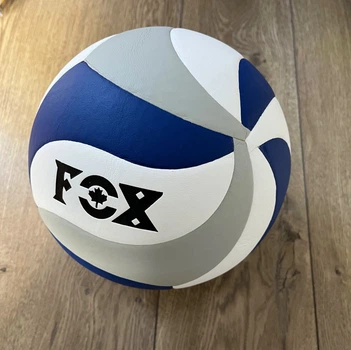 Мяч волейбольный FOX-2, бело-серо-синий
