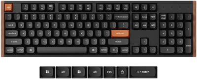 Klawiatura bezprzewodowa Keychron K10 HE Special Edition Nebula Switches Wireless/Bluetooth/USB Black (4894979016812)