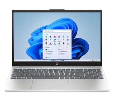 Ноутбук HP 15 N150 (D8YY5EA), Intel N150 / 15.6" / RAM 8 ГБ LPDDR5 / SSD 128 ГБ / Intel Graphics / Windows 11 Home / Сріблястий