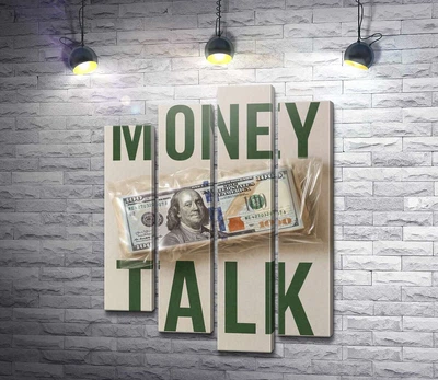 Модульная картина Money talk 100x131 см Модуль №3 (006051)