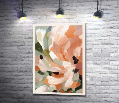 Картина Абстрактный бутон цветка 70x100 см Модуль №1 (006360)