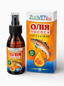 Масло лососевое ZooVetLine для собак и кошек 100 мл