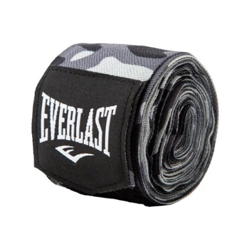 Бинты SPARK PRINTED HAND WRAPS Everlast P00002913 серый/черный 304,8 см, размер M