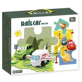 Игрушка-пазл, Rail Car Puzzle Ocean 25шт