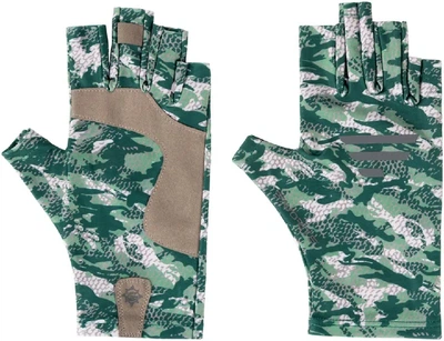 Рукавички Favorite Solar Fishing Gloves 5 Cut S/M green