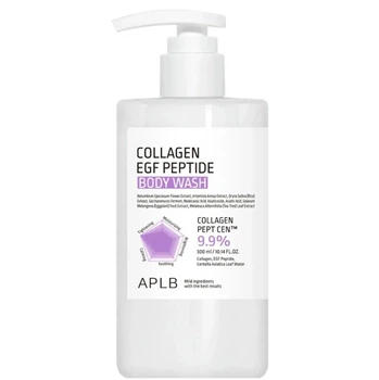Гель для душа с коллагеном, EGF и пептидами APLB Collagen EGF Peptide Body Wash 300 мл