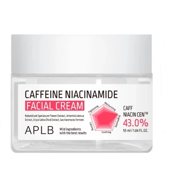 Крем для выравнивания тона кожи с кофеином и ниацинамидом APLB Caffeine Niacinamide Facial Cream 55 мл