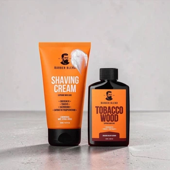Набор для бритья Barber Blend (крем для бритья, лосьон после бритья)