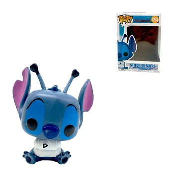 Фигурка виниловая Funko Pop! Disney Lilo & Stitch Стич в наручниках #1235 (синий) (P83031)