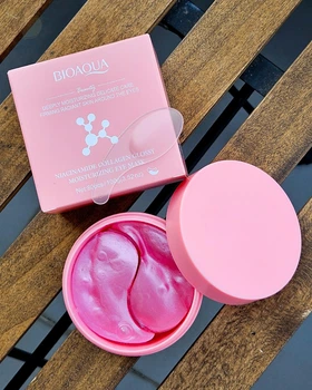 Гідрогелеві патчі для очей з ніацинамідом і колагеном BIOAQUA Niacinamide Collagen Glossy Moisturizing Eye Mask, 100 g 80 шт