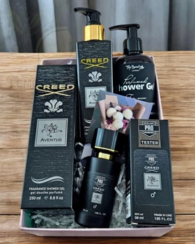 Набор косметики для ухода No Brand аналог Creed Aventus 3 в 1 ver.10