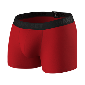 Мужские анатомические боксеры MAN's SET Intimate 2.1 Black Series красные XL