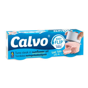 Тунець в соняшниковій олії Calvo 3*65г(195г) (8410090051349)