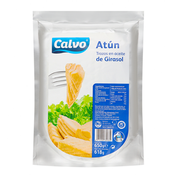 Тунець у соняшниковій олії Calvo 650г (8410090789884)