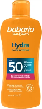Сонцезахисний лосьйон для тіла Babaria Hydra SPF50 зволожуючий 200 мл (8410412520478)