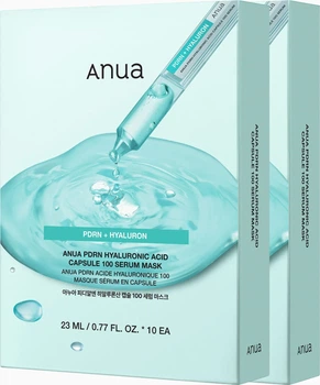 Маска для обличчя Anua Pdrn Hyaluronic Acid Capsule 100 зволожувальна 23 мл x 10 шт (8800307374710)
