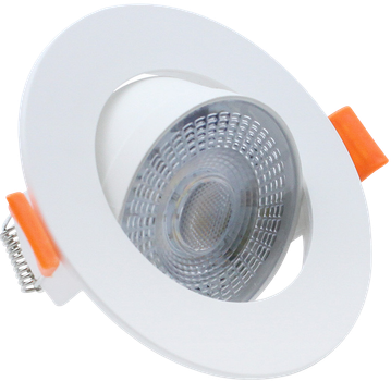 Ruchome oczko podtynkowe Light Prestige Plus Biały (LP-1506/1RS WH)