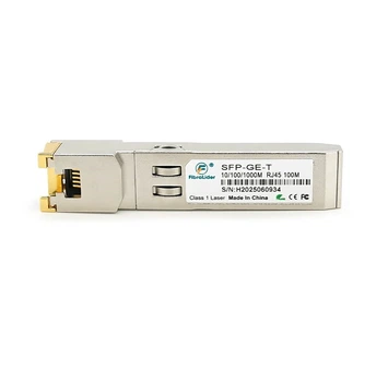 SFP-модуль медный FibraLider SFP-GE-T, RJ45, 10/100/1000 Мбит/с, до 100 м