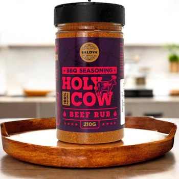 Приправа Saldva Holy Cow BBQ Seasoning Beef Rub для говядины и барбекю 210 г