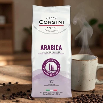 Кава в зернах Caffe Corsini Arabica Aromatico e Morbido 100% Арабіка 1 кг
