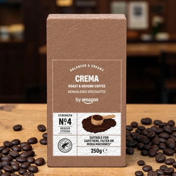 Кава мелена Amazon Crema Balanced & Creamy 250 г