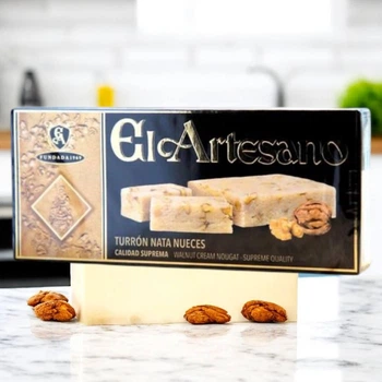 Туррон (нуга) El Artesano Turron de Nata Nueces из грецких орехов 200 г