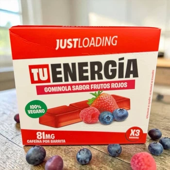 Энергетический батончик JustLoading Tu Energía Frutos Rojos желейный 3 шт