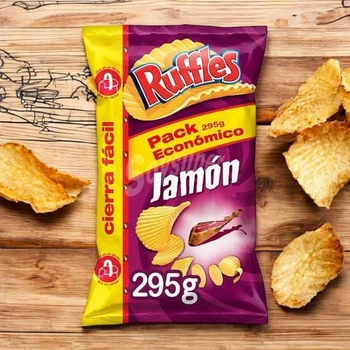 Чипсы Ruffles Jamon со вкусом хамона 249 г
