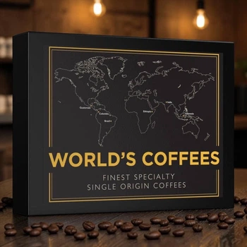 Набор кофе молотого Black Vibes Worlds Coffees 6 сортов 300 г