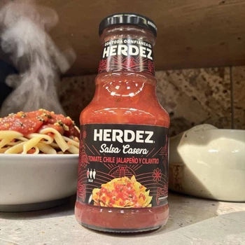 Мексиканський томатний соус сальса Herdez Salsa Casera Tomate, Chile Jalapeño y Cilantro 240 г