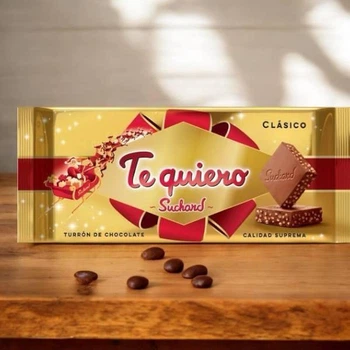 Туррон Suchard Clásico Te quiero молочный шоколад с ореховой пастой и рисом 230 г