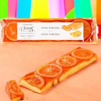 Туррон (нуга) Vicens Yema Naranja апельсиновый 300 г