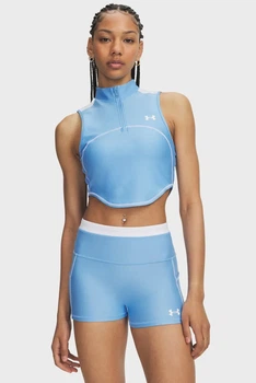 Жіночий блакитний топ UA HeatGear Novelty Tank-BLU Under Armour XS 6013657-465