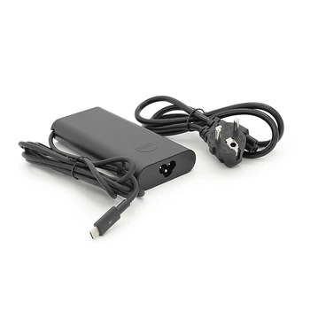 Блок живлення MERLION для ноутбука DELL 130W штекер Type-C, довжина 0,9м + кабель живлення