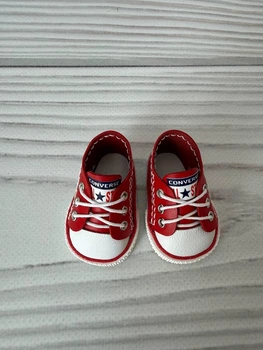 Кеди червоні Converse для ляльок Paola Reina з еко-шкіри