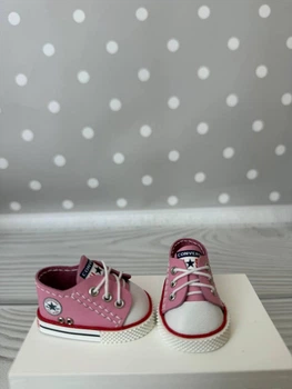 Рожеві кеди converse для ляльок Paola Reina з еко-шкіри