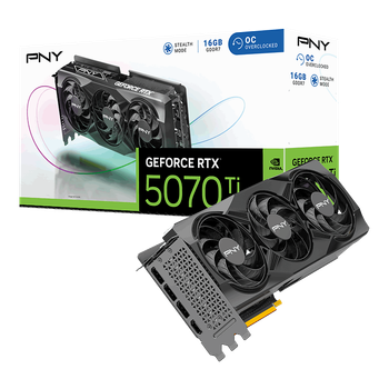 Відеокарта PNY GeForce RTX5070 Ti GAMING OC TRIPLE FAN 16G