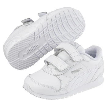 Кроссовки Puma Kids ST Runner v2 AC White/Gray Violet р. 3.5/35/22.7см