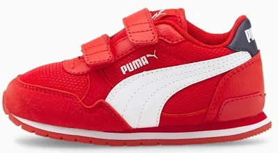 Кроссовки Puma Kids ST Runner v3 Mesh High Risk Red/ White/Peacoat р. 8/24/16см