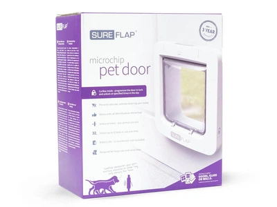 Автоматическая дверца для котов и малых собак SureFlap Microchip Pet Door SUR101 с микрочипом и RFID-меткой