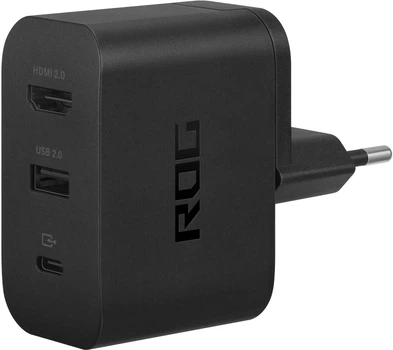Зарядна станція ASUS ROG Gaming Charger Dock 65W PD 3.0 Чорна (90XB08FN-BPW000)