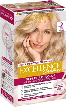 Стойкая крем-краска для волос L'Oreal Paris Excellence Creme № 9 (Очень Светло-Русый)
