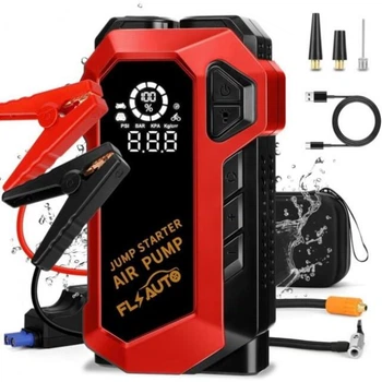 Автомобильное пусковое устройство для аккумулятора JUMP STARTER+Компрессор