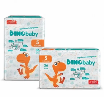 Подгузники детские Dino Baby 5 Junior 11-25 кг 36 шт