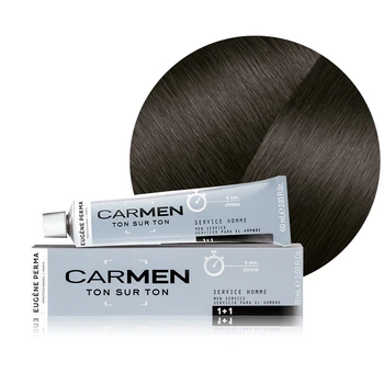 Фарба для чоловічого камуфляжу волосся Carmen t/t Men Eugene Perma 60 мл M4 LIGHT BROWN