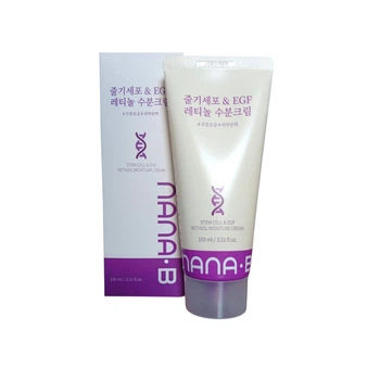 Крем-эссенция Juno NANA-B для лица Stem Cell & EGF Retinol увлажняющая с ретинолом и стволовыми клетками 100мл